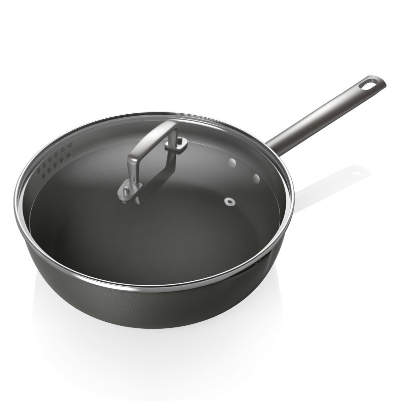 Tower 24cm Hard Anodised 2.8 L Saute Pan with Lid Wayfair.co.uk
